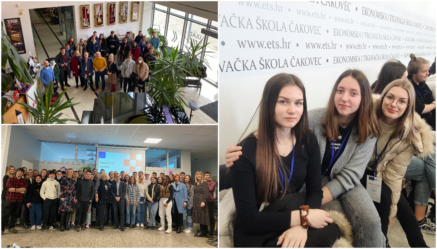 Učenicima ETŠ Čakovec u goste stigli učenici iz Francuske