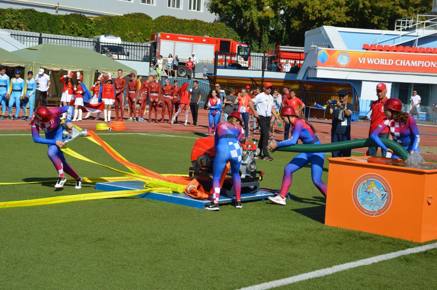 STIGLI I GOSTI IZ INDIJE Grad Čakovec je domaćin Svjetskog juniorskog prvenstva u vatrogasnom sportu