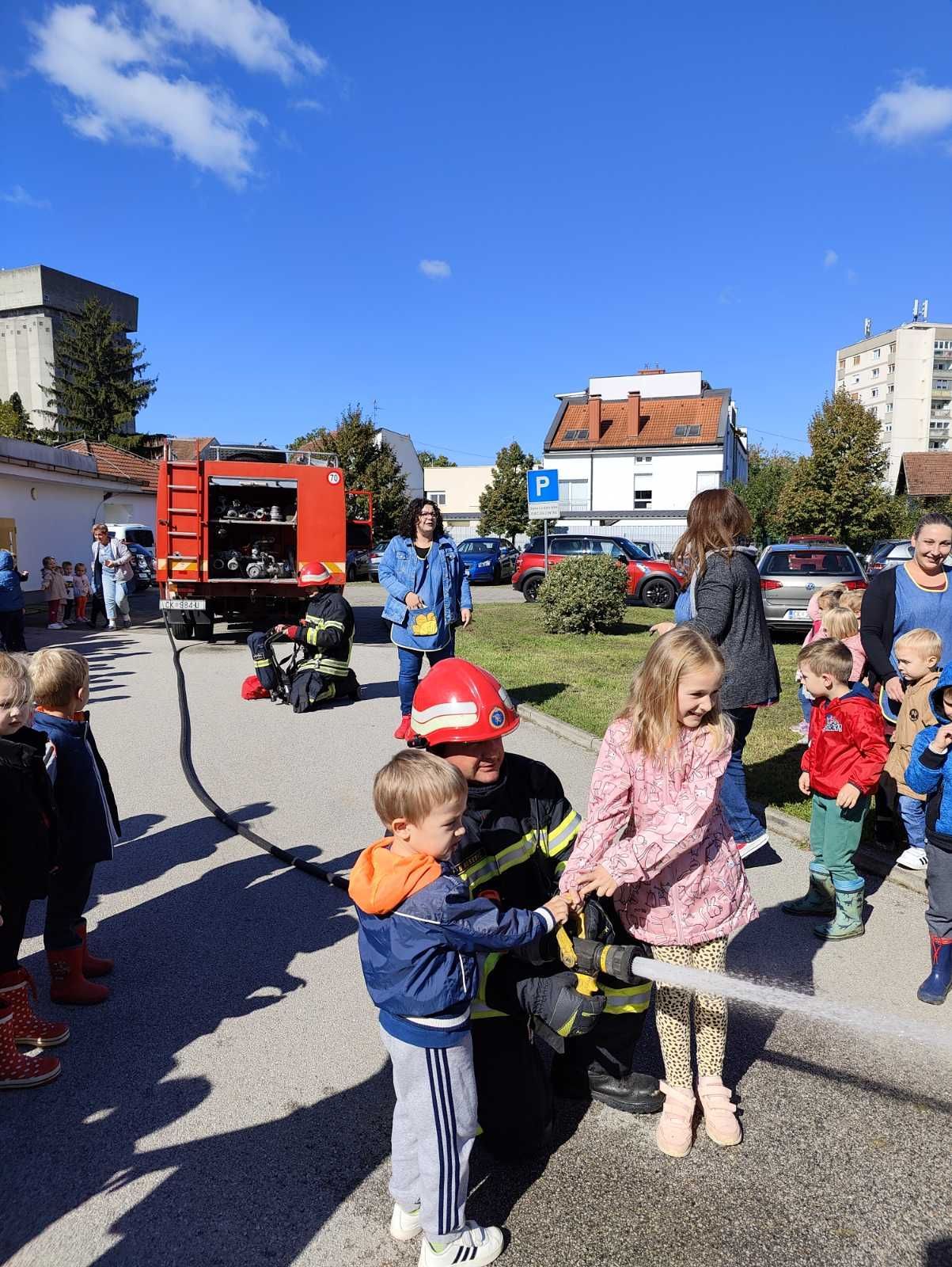 Vatrogasci u Dječjem vrtiću Cvrčak