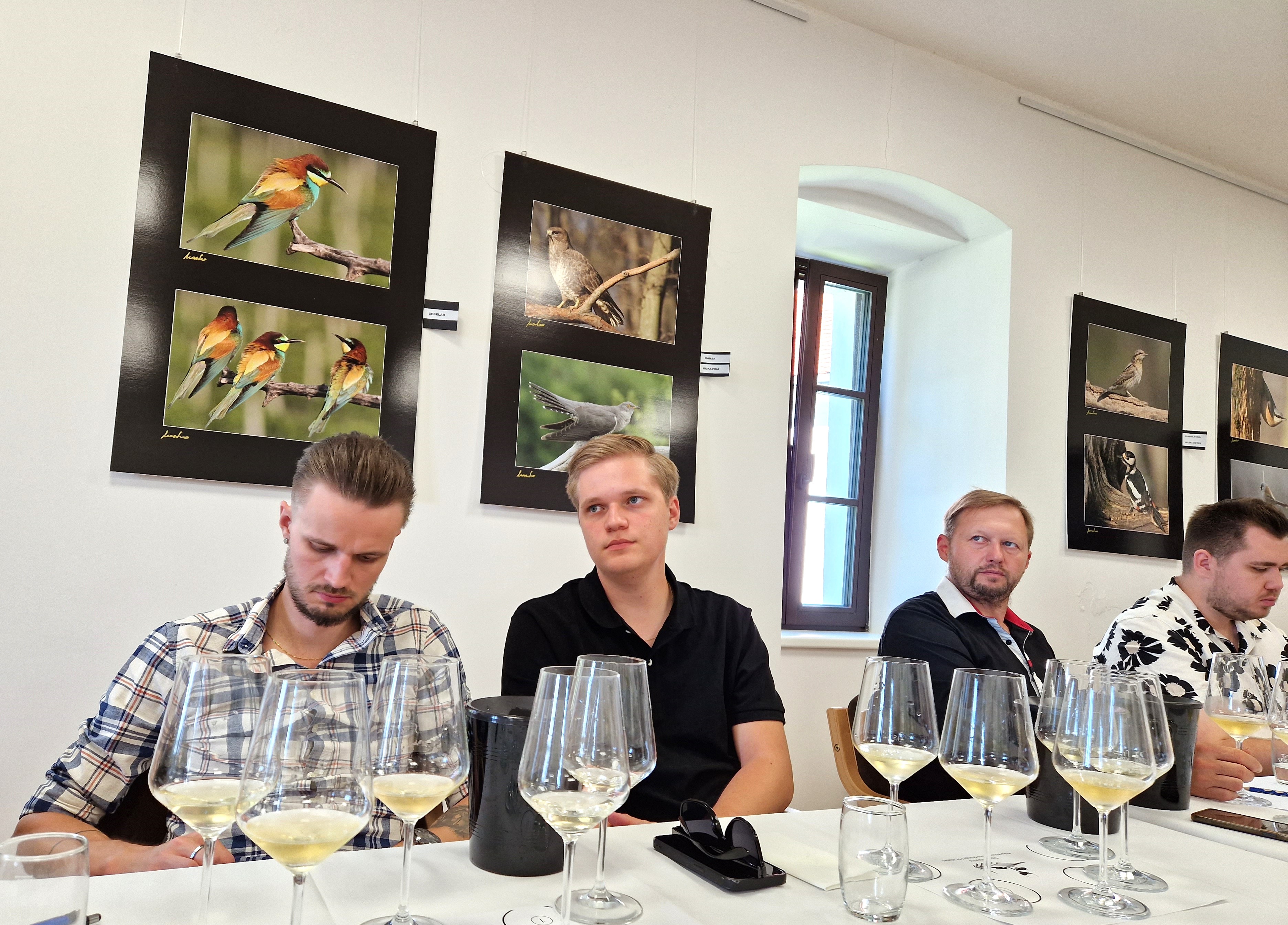 MEĐUNARODNA RADIONICA I DEGUSTACIJA Kušačima je bilo ponuđeno pet setova kvalitetnih vina