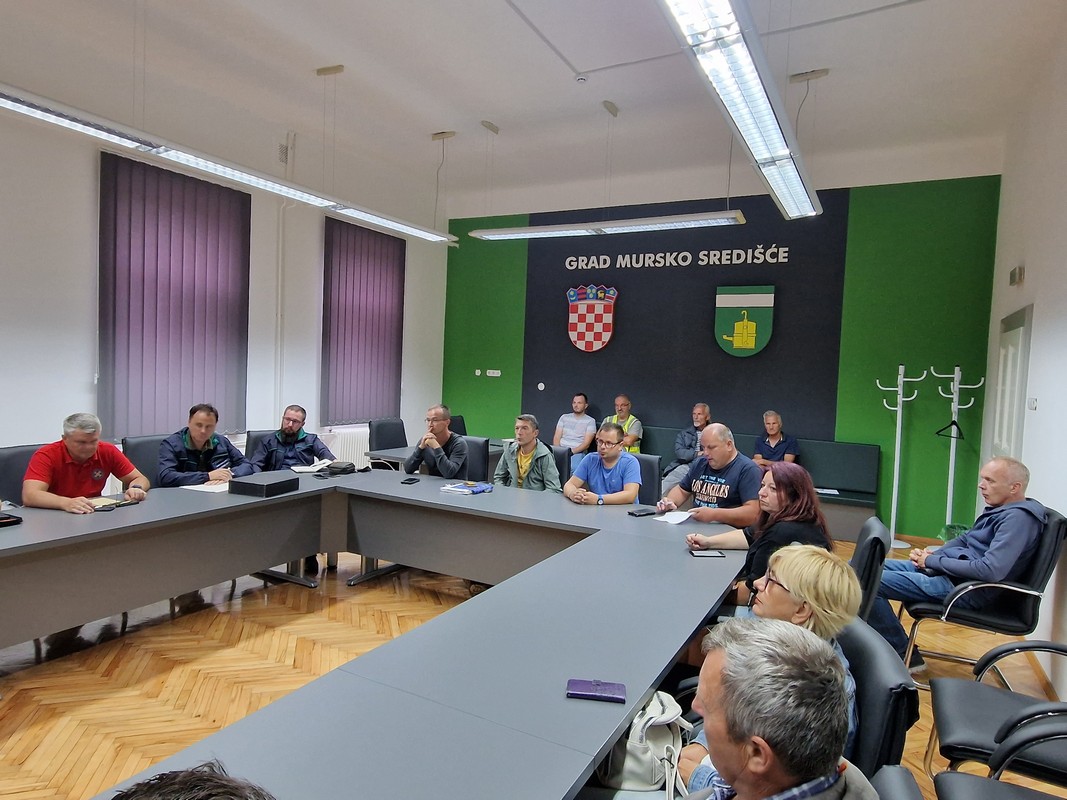 STOŽER CIVILNE ZAŠTITE Očekuje se velik vodostaj rijeke Mure