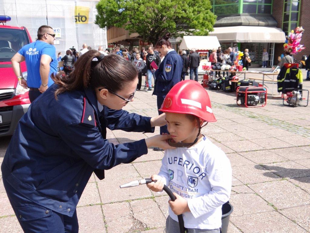 Vatrogasci na čakovečkom trgu