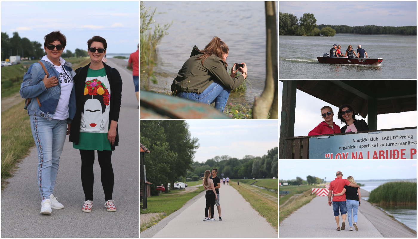 Vjetrovit, ali topao dan mnogi su iskoristili za šetnju preloškom Marinom