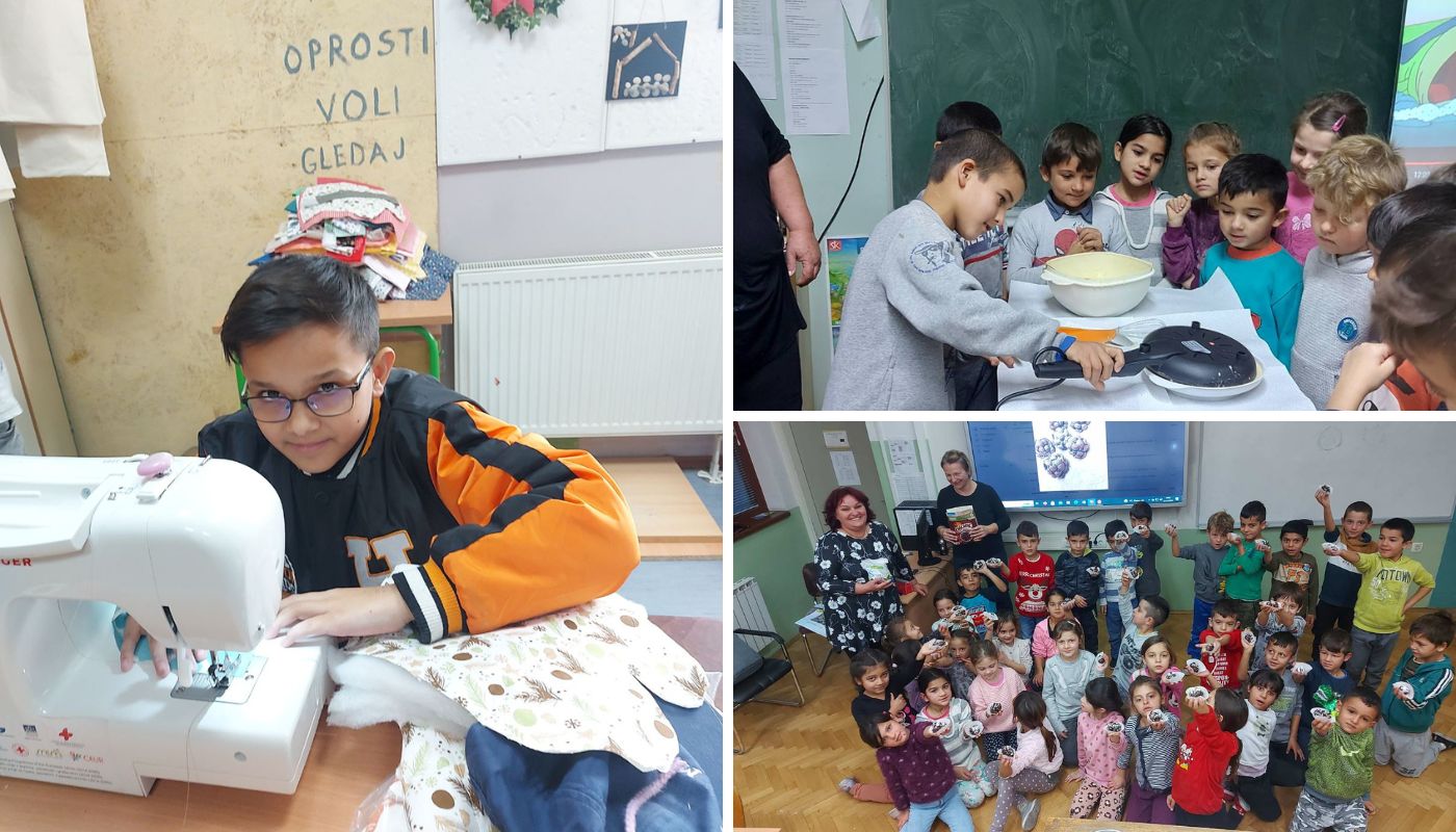 Domaćinstvo u Osnovnoj školi Kuršanec