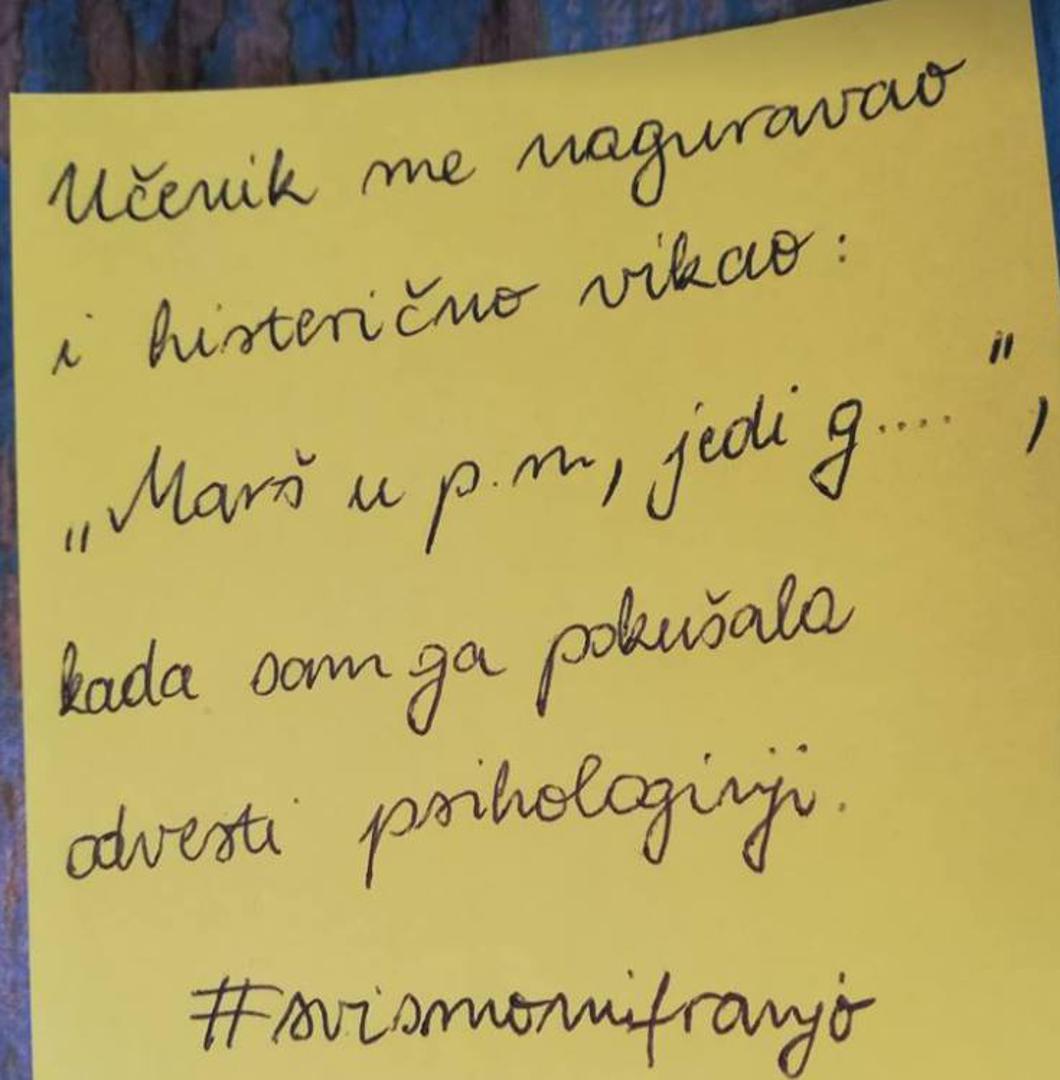 Profesori dijele negativna iskustva koja su doživjeli s nasilnim učenicima