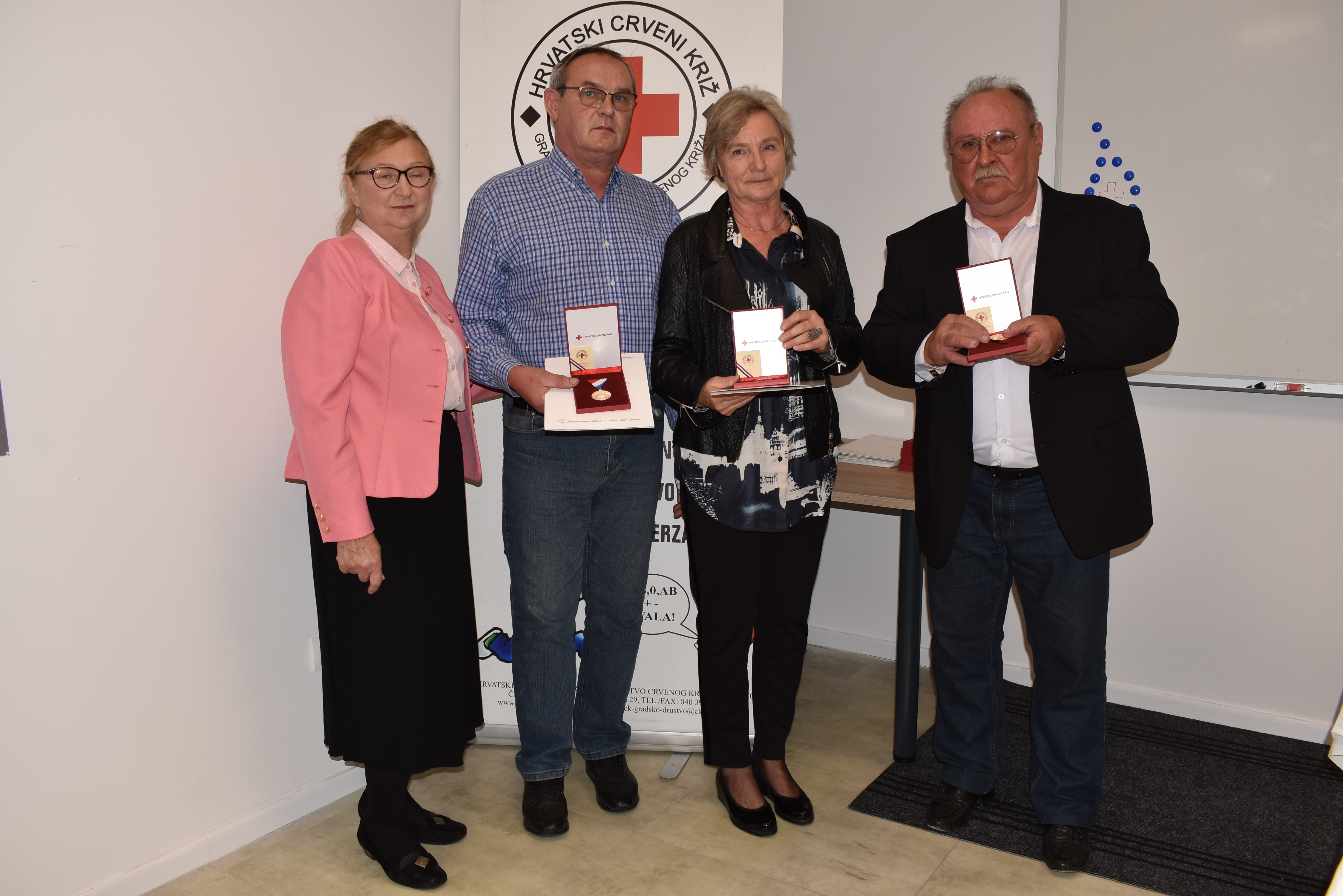 Zahvalnice za dobrovoljne darivatelje krvi