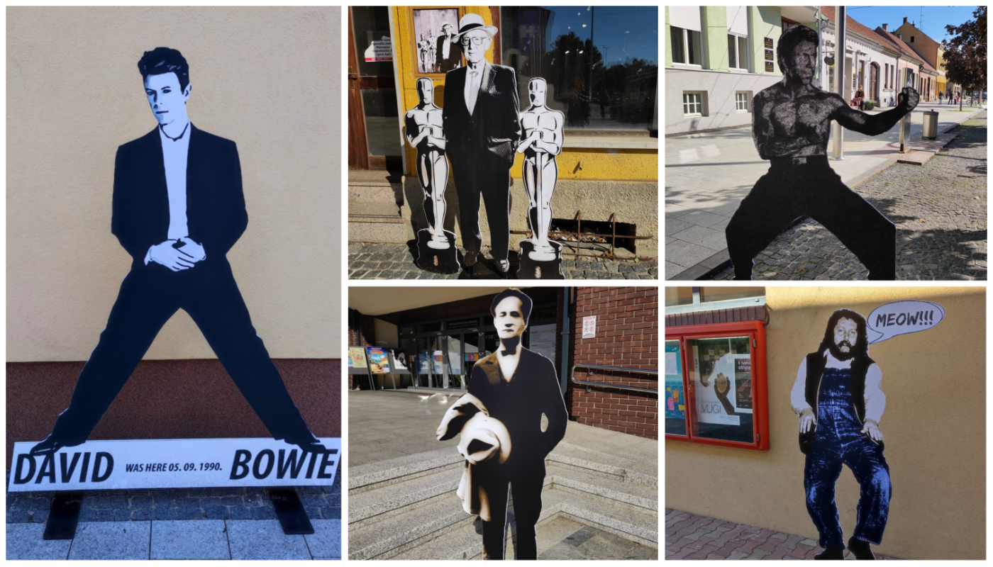 INSTALACIJE Chuch Norris, Branko Lustig, David Bowie samo su neke od ličnosti koje možete zateći u središtu Čakovca!