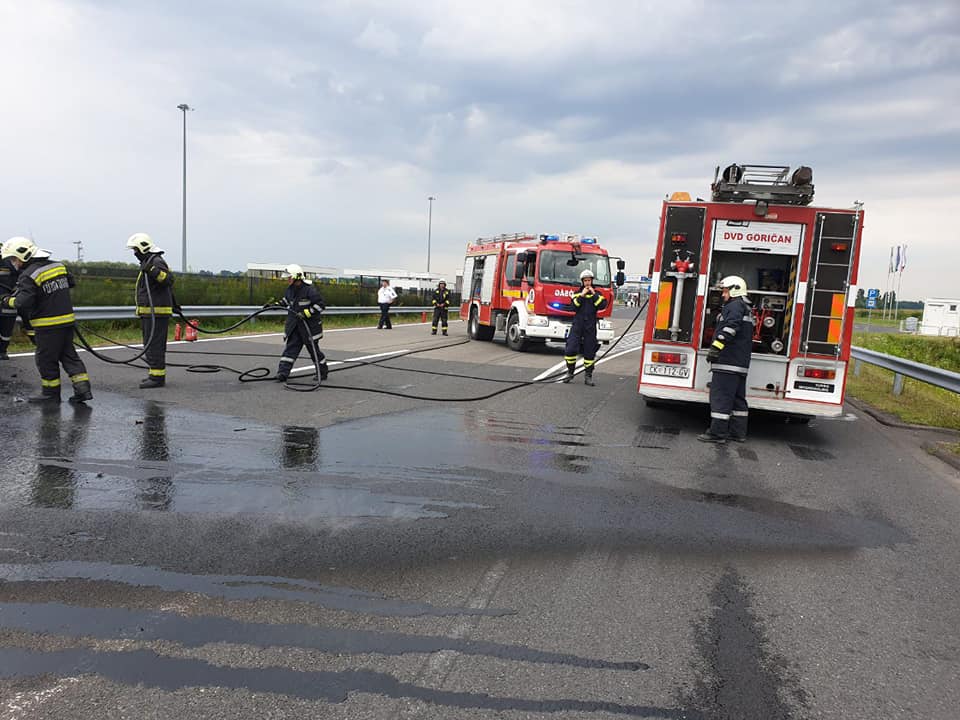 Požar auta DVD Goričan