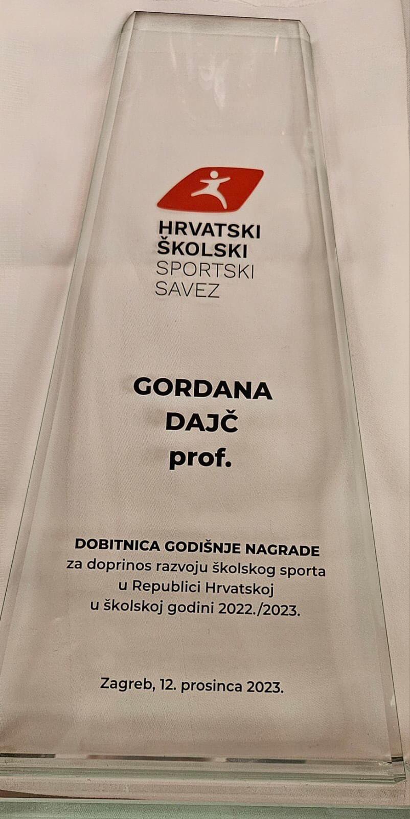 GORDANA DAJČ živi sport i želi rasti s generacijama