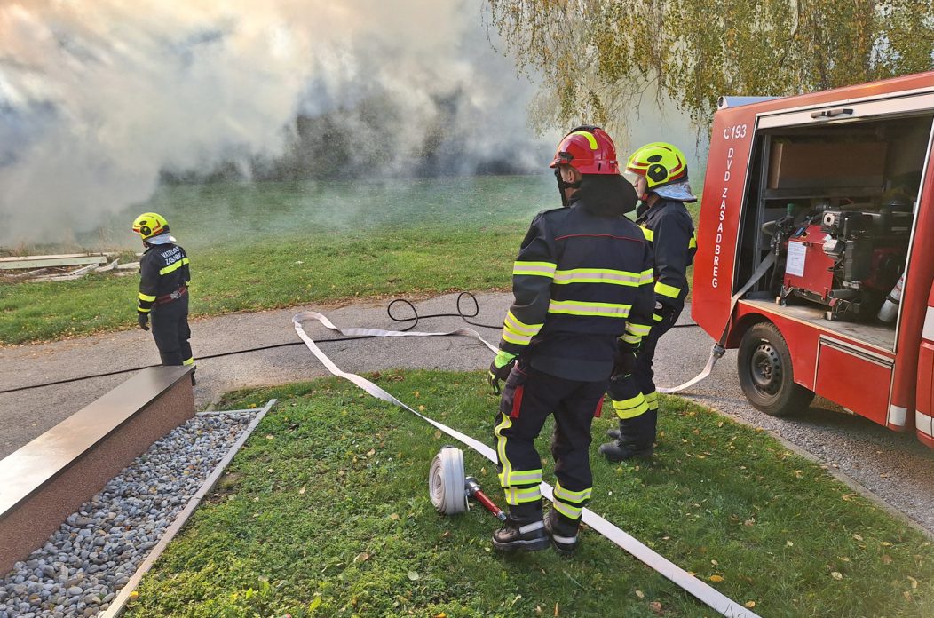 vatrogasna vježba Vatrogasne zajednice općine Sveti Juraj na Bregu