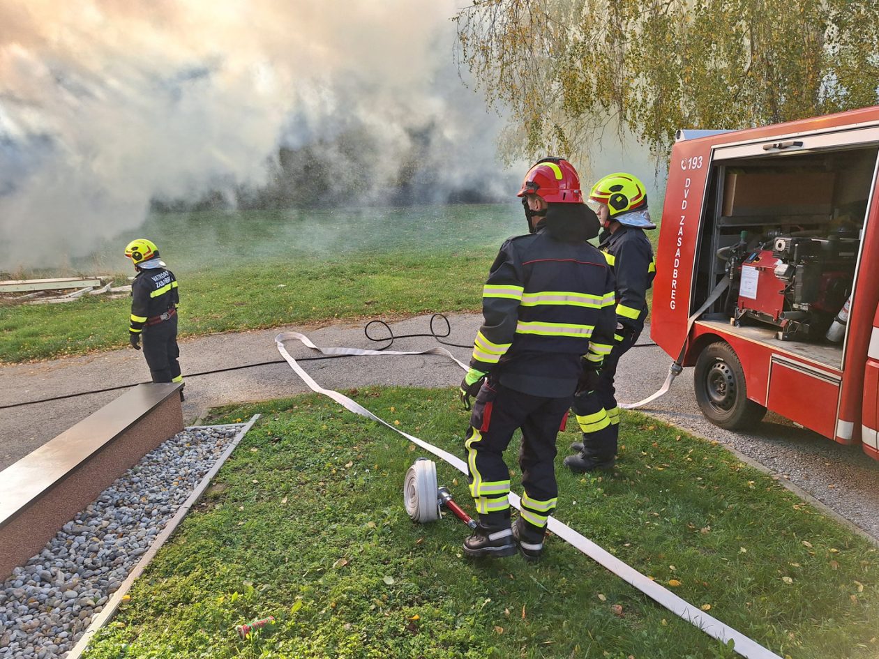 vatrogasna vježba Vatrogasne zajednice općine Sveti Juraj na Bregu