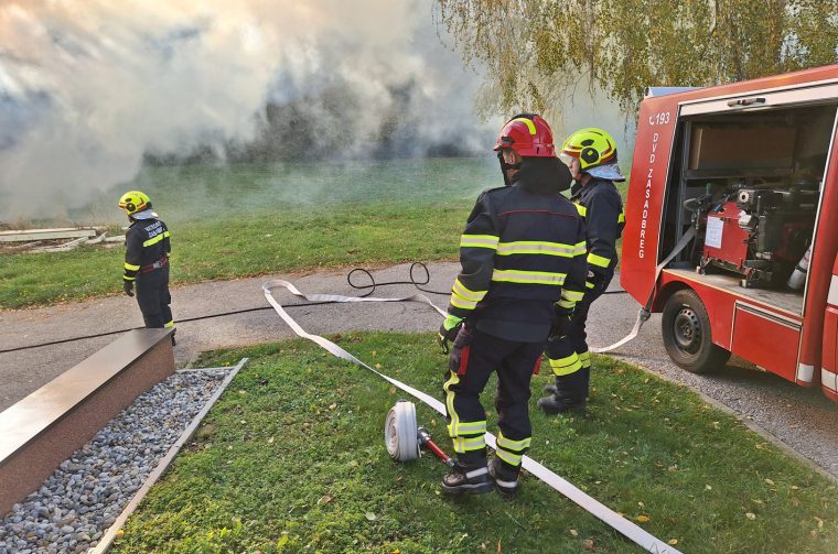 vatrogasna vježba Vatrogasne zajednice općine Sveti Juraj na Bregu