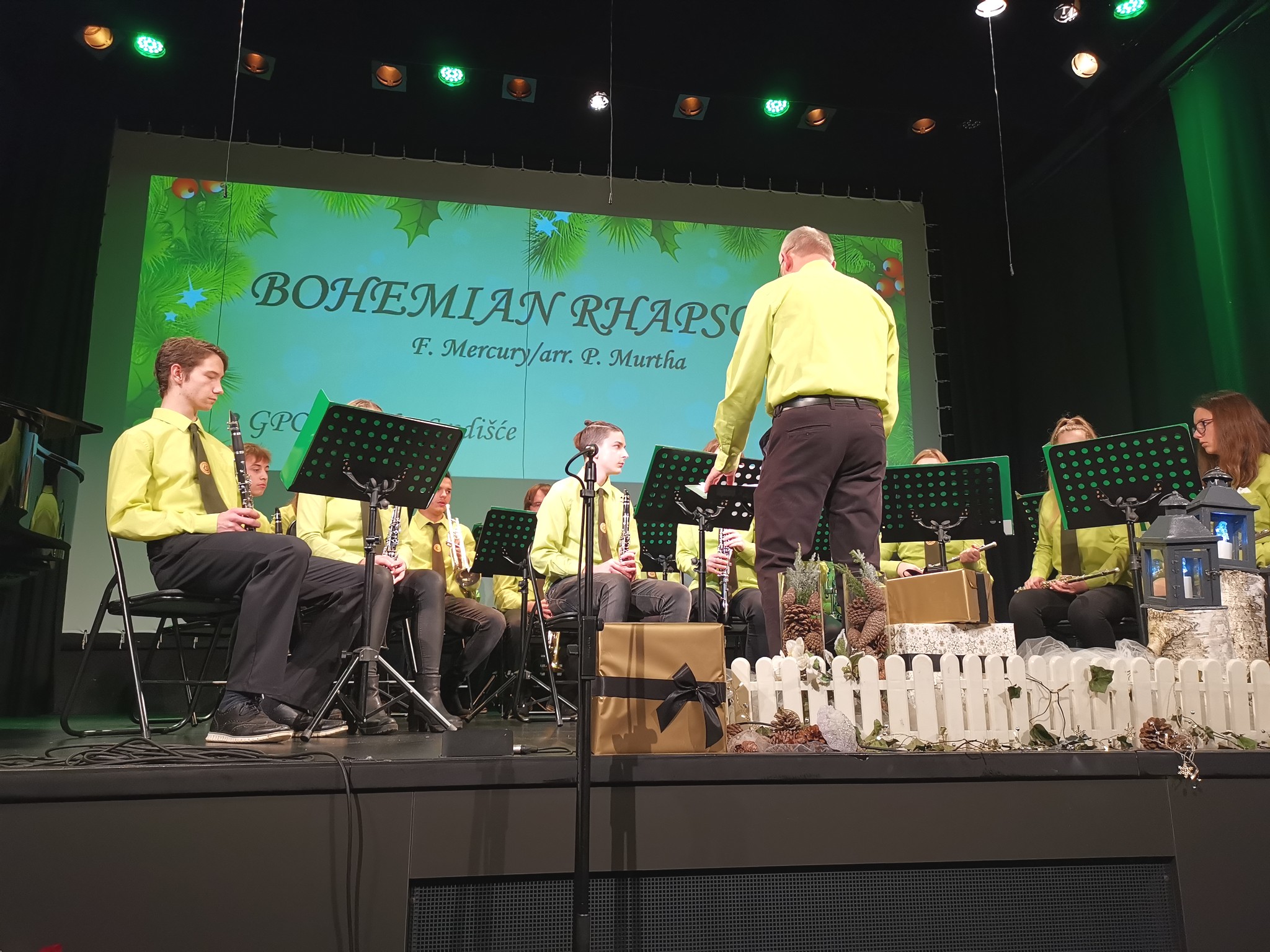 Božićni koncert Gradskog puhačkog orkestra M. Središće i ŽVS Ftičice KUD-a Mura