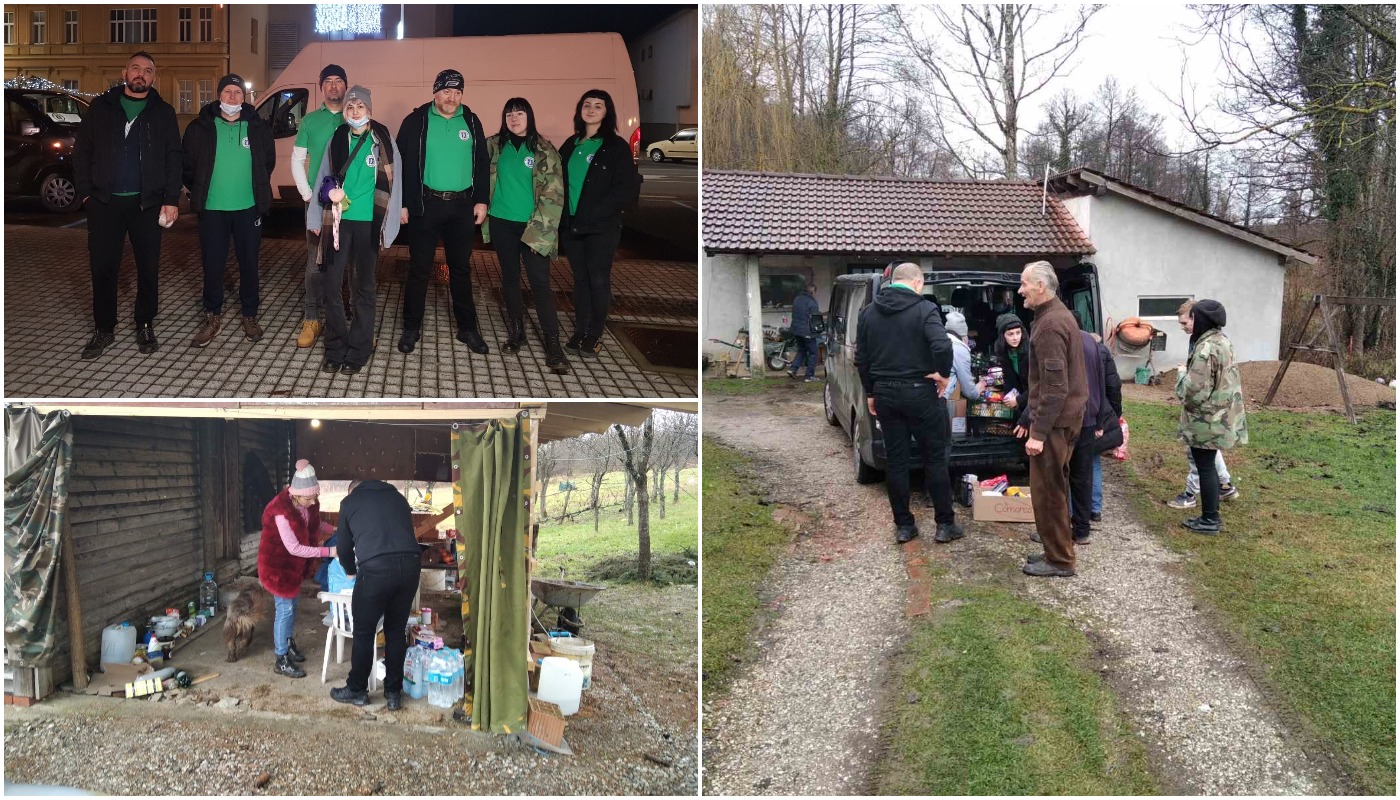 Članovi Biciklističkog kluba Prelog s dva kombija punih potrepština pomogli stradalima