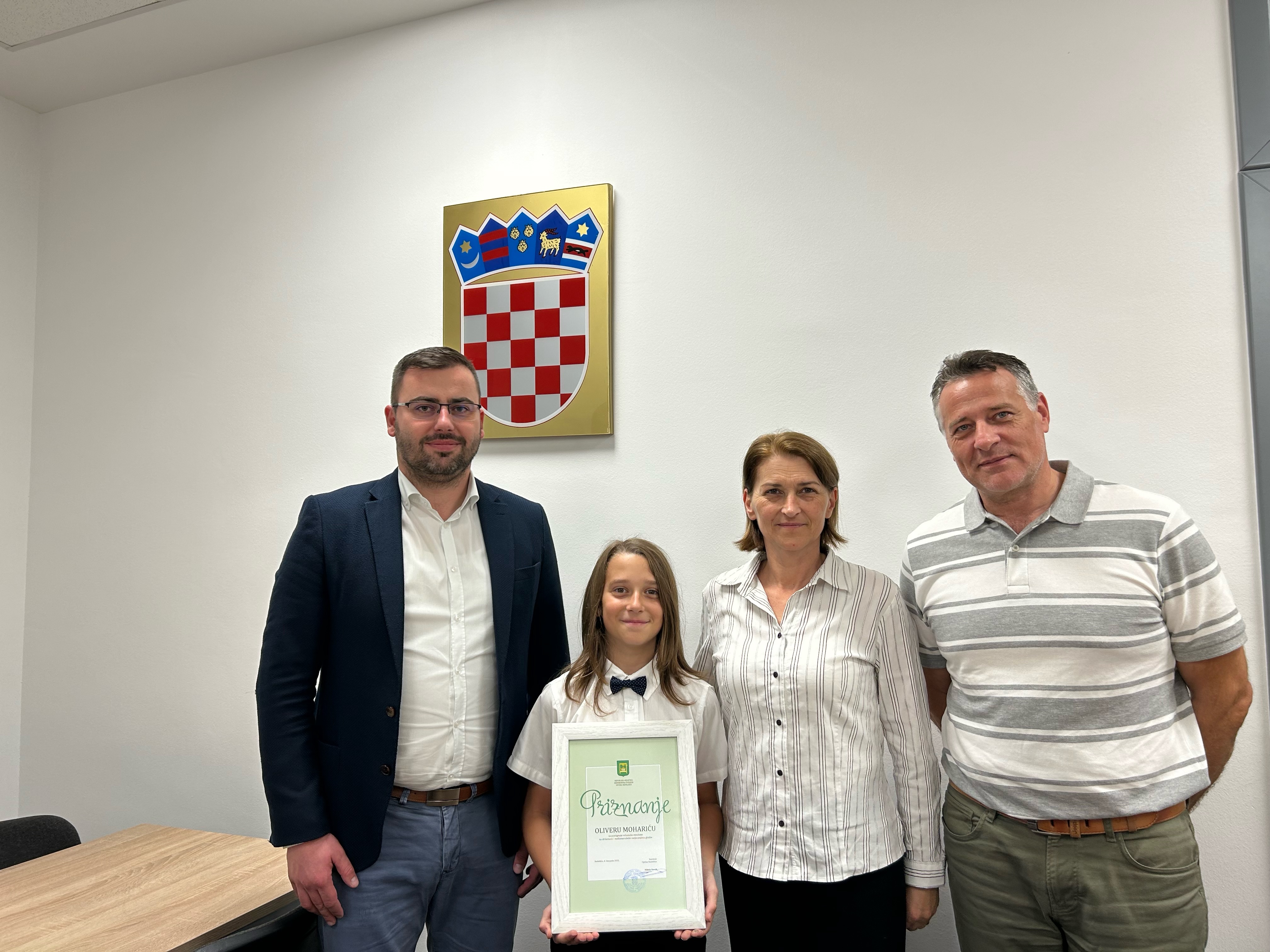 Nedelišće: Prijem za za Olivera Moharića