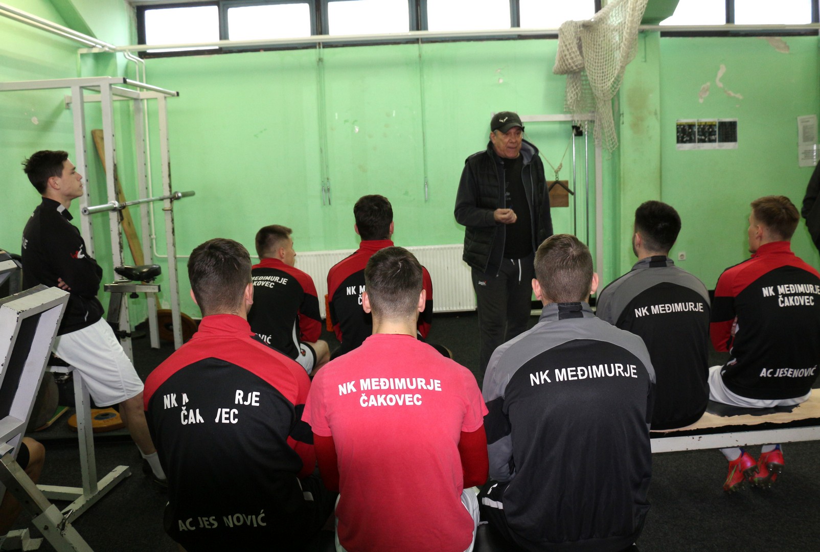NK MEĐIMURJE ČAKOVEC Novi trener Vjeran Simunić održao prvi trening