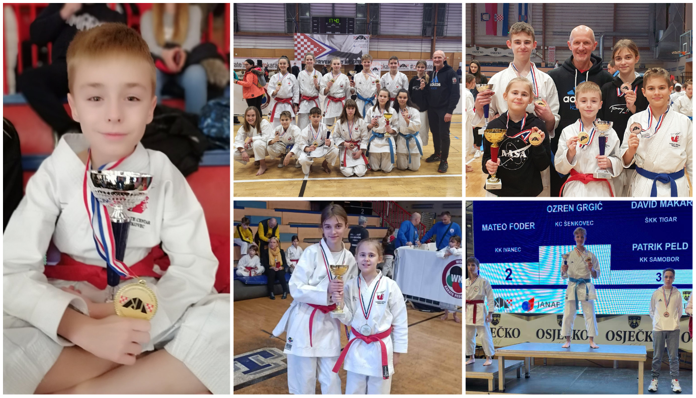 SJAJAN USPJEH Karate centar Šenkovec ima šest državnih prvaka!