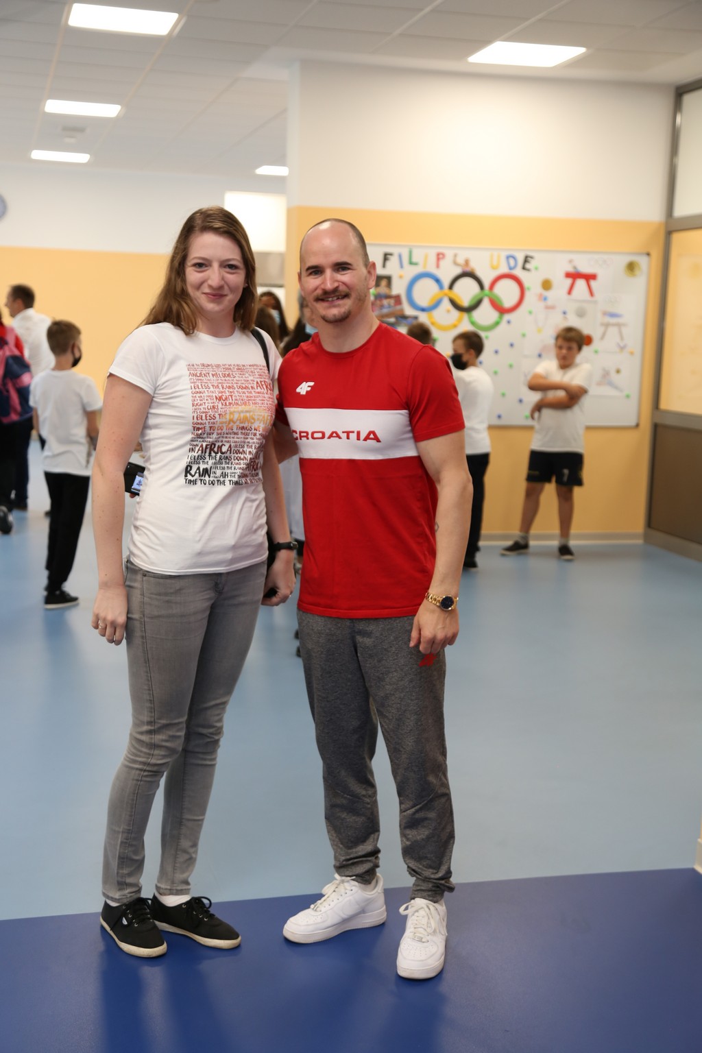 Filip Ude povodom Hrvatskog olimpijskog dana posjetio OŠ Vladimira Nazora Pribislavec