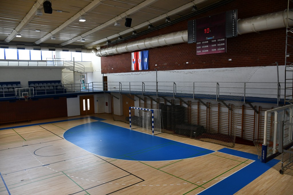 POGLEDAJTE KAKO IZGLEDA Dvorana Graditeljske škole Čakovec u novom ruhu