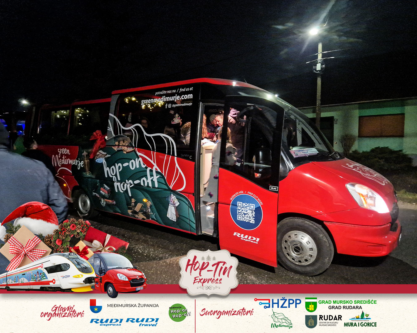 Izlet božićnim vlakom za mališane i pratnju