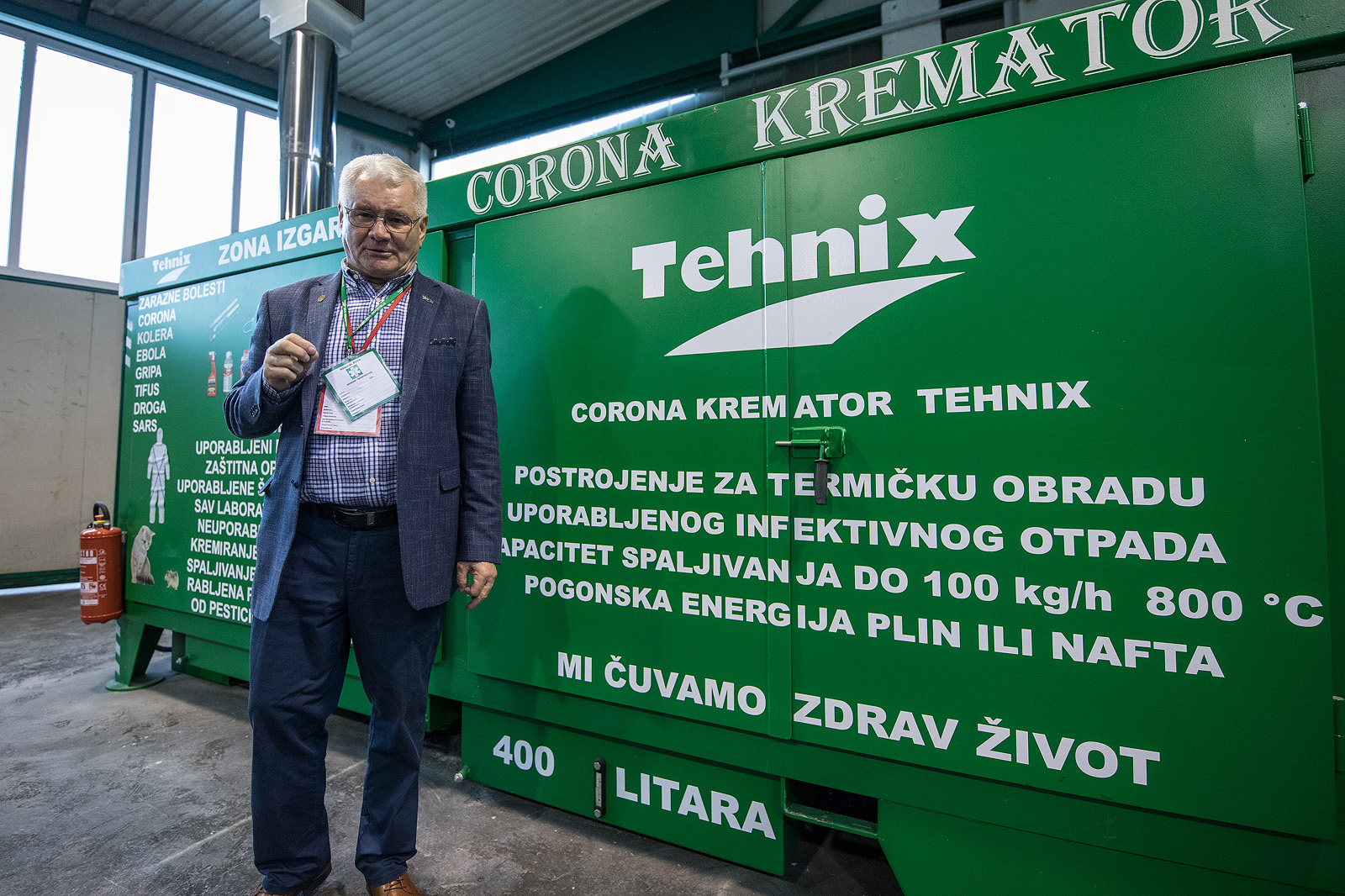 U Tehnixu predstavljeni Corona Kremator i Mobilna Corona kabina
