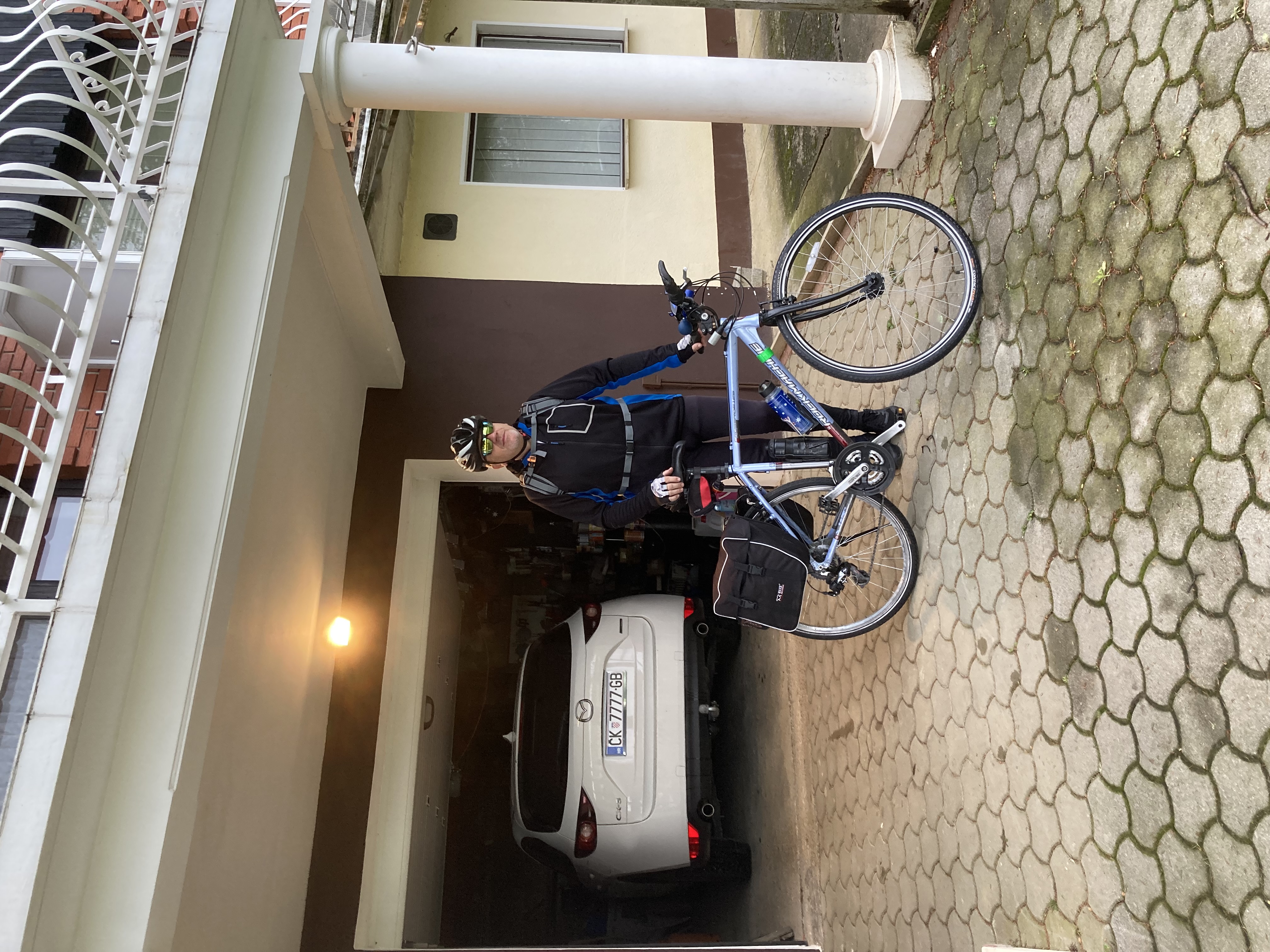 Branko Gregorinčić biciklom od Svetog Urbana do Budimpešte