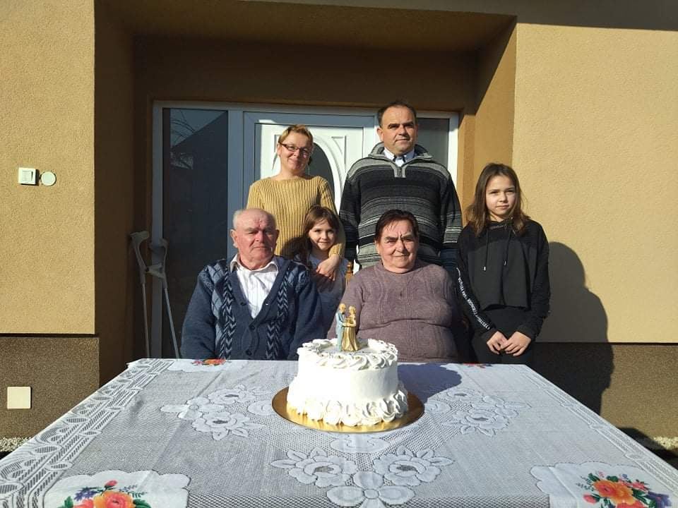 DIJAMANTNI PIR Marija i Ivan Mihaljević iz Vularije slave 60 godina braka!