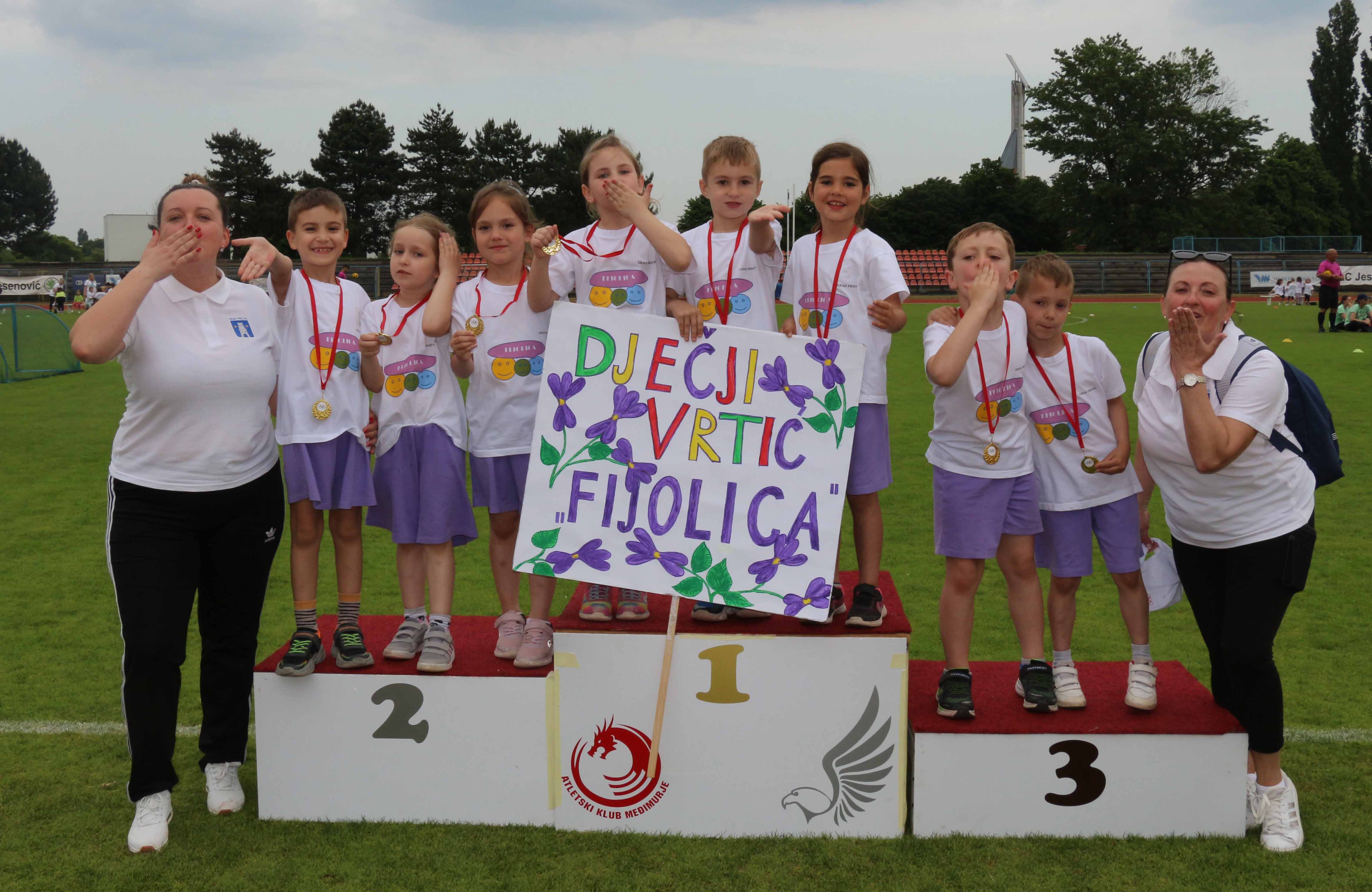 ONI SU NAJBOLJI U Čakovcu održan Olimpijski festival dječjih vrtića Međimurske županije