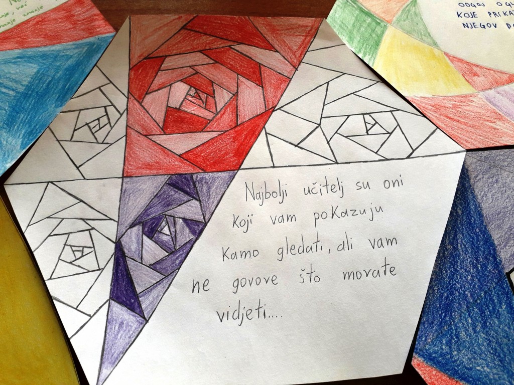 PLEŠKOVEC Učenici izradili kvalitetne matematičke umjetnine