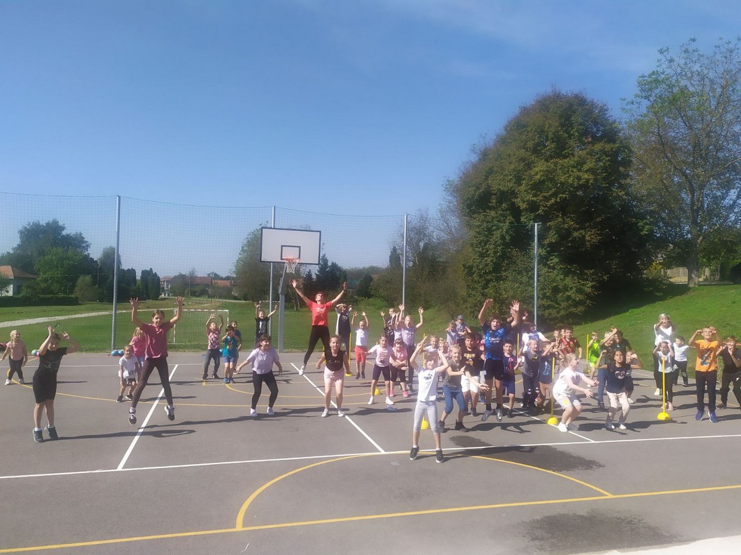 SPORT I DRUŽENJE Mališani iz vrtića ‘Maslačak’ uključili su se u obilježavanje Europskog tjedna sporta