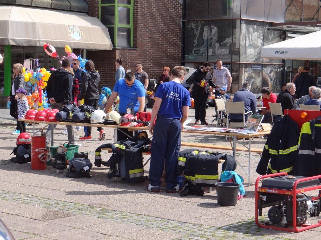 Vatrogasci na čakovečkom trgu