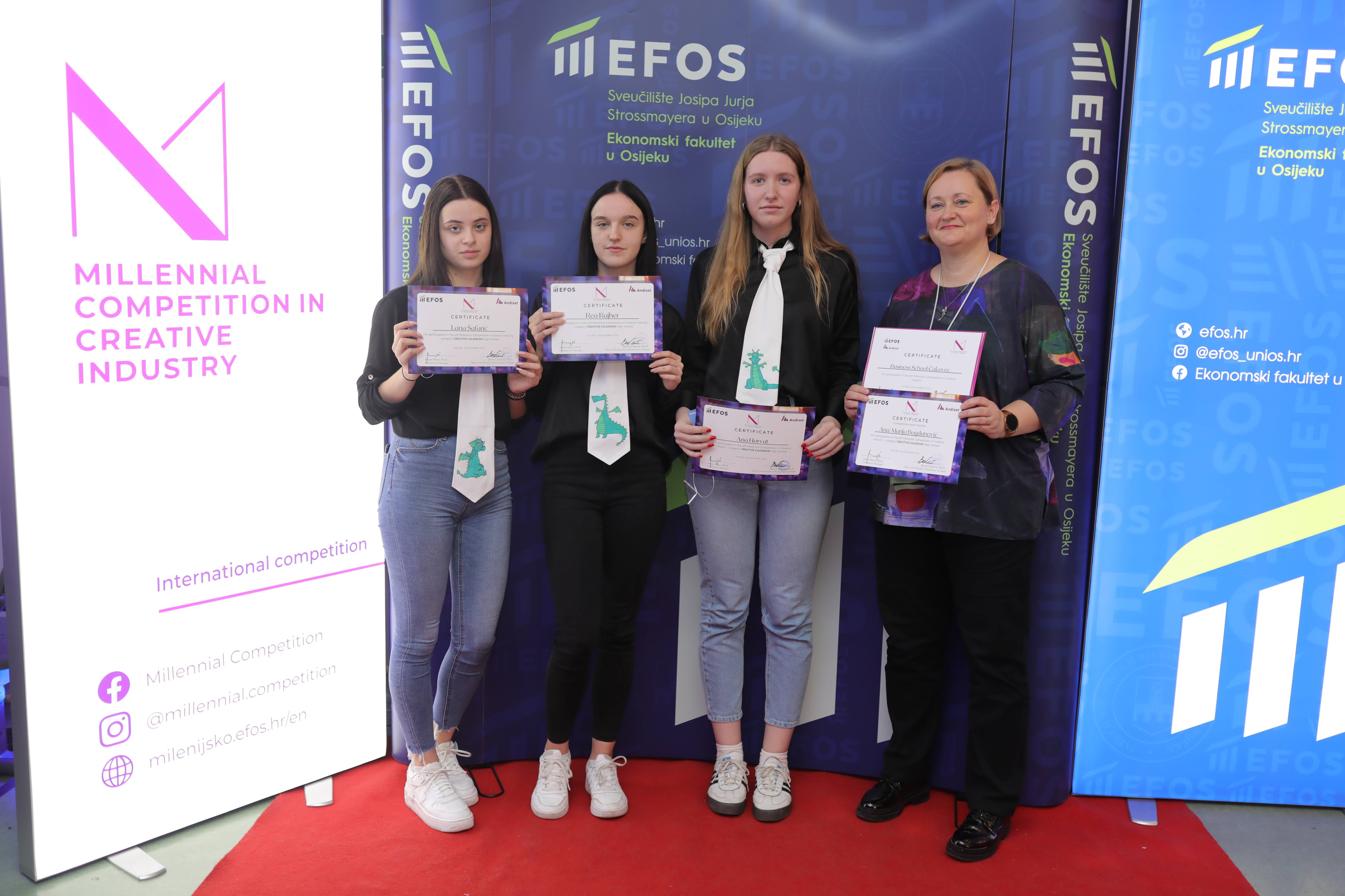 Učenici Gospodarske škole treći na četvrtom Milenijskom natjecanju!