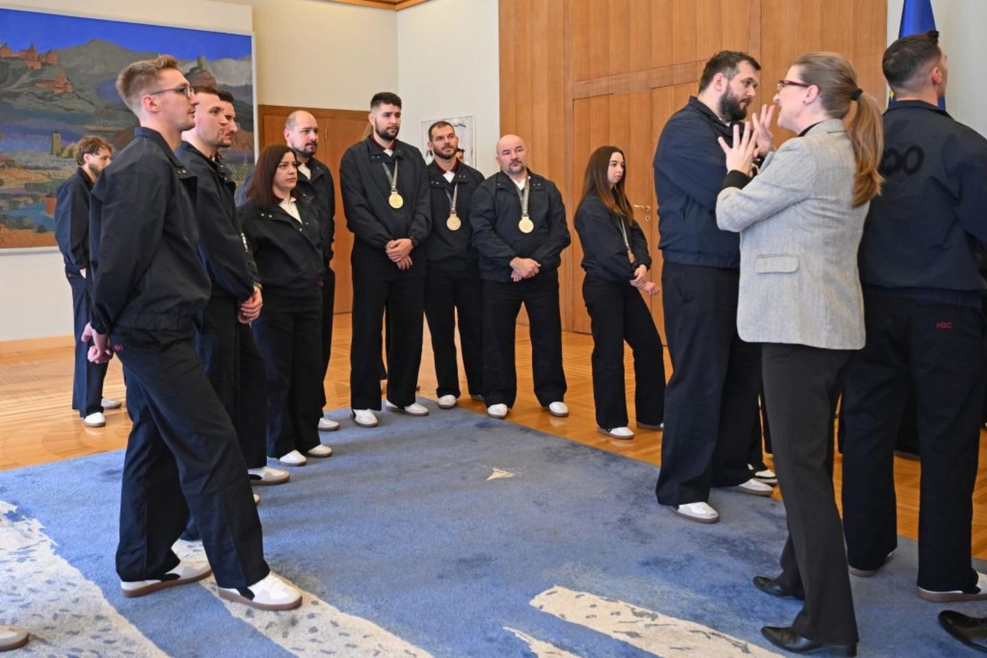 ANJA OKREŠA Sudjelovala na svečanom prijemu kod predsjednika povodom povijesnog uspjeha u Tokiju (3) ANJA OKREŠA Sudjelovala na svečanom prijemu kod predsjednika povodom povijesnog uspjeha u Tokiju (3)