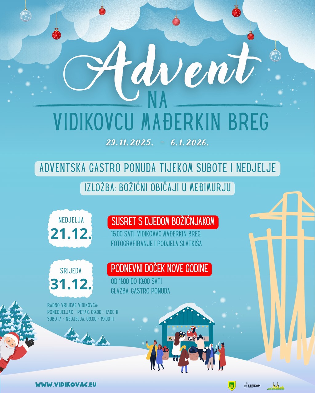 Advent na Vidikovcu 2025 – plakat