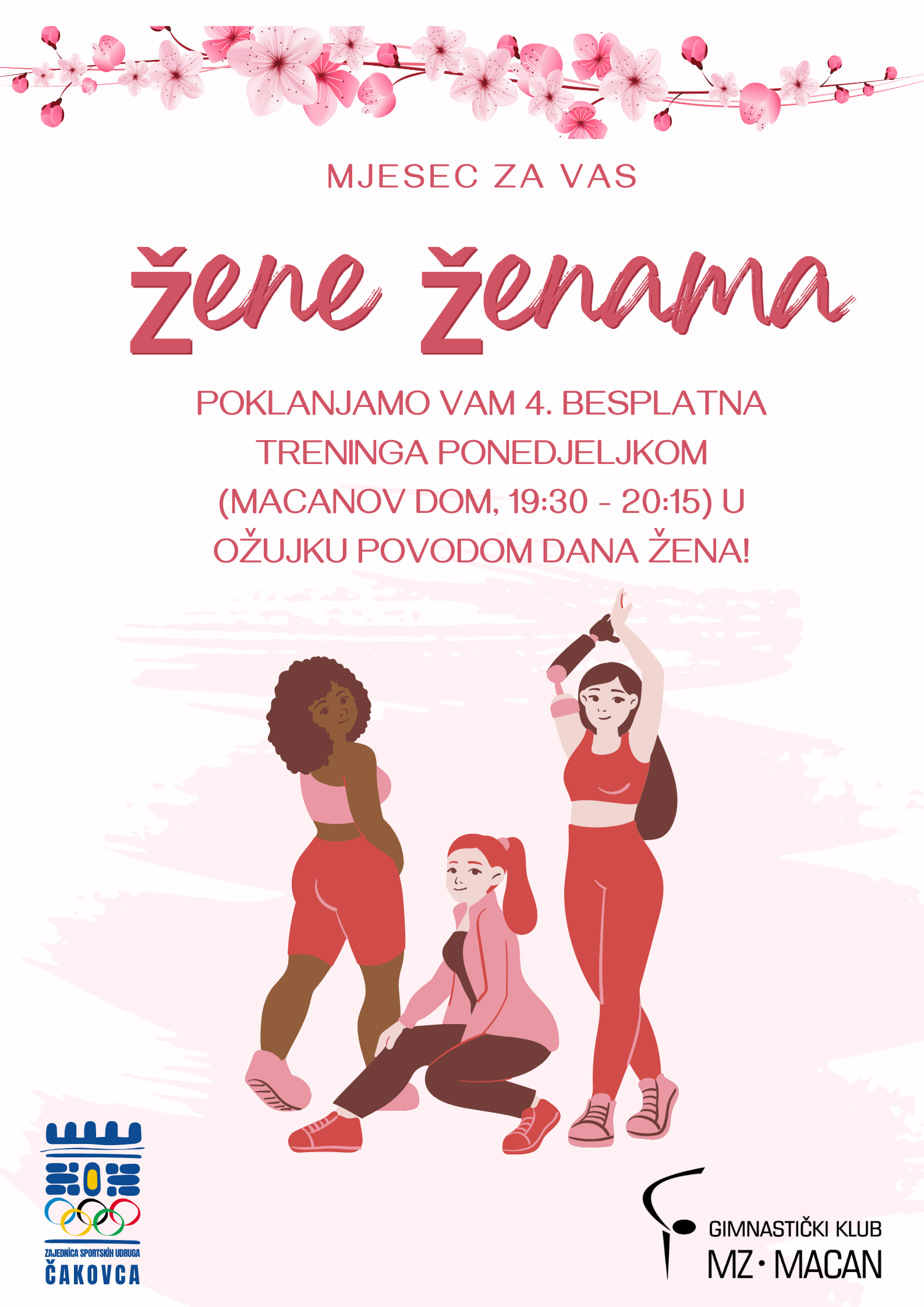 Aerobik, pilates i kineziyoga za dame u Macanovom domu! (1)