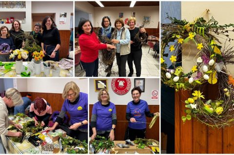 BREZJE Žene izrađivale unikatne uskršnje vjenčiće (1)