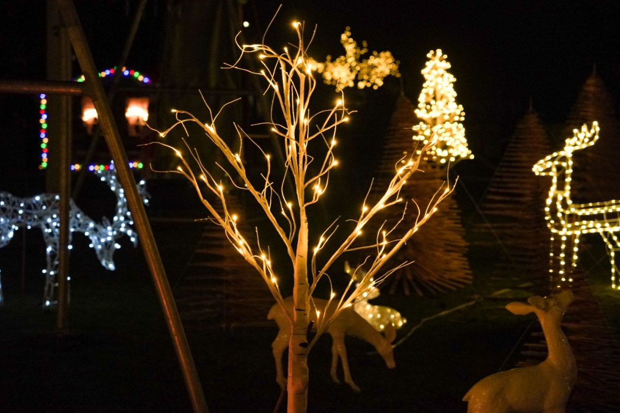 Božić ukrasi obitelj Šavora Ivanovec lampice djed mraz snjegović sob (36)