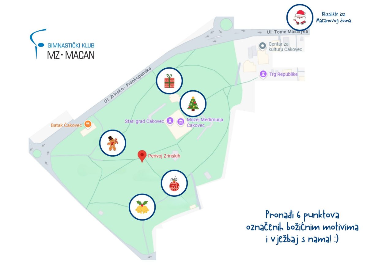 Božićna mapa Perivoj Zrinski