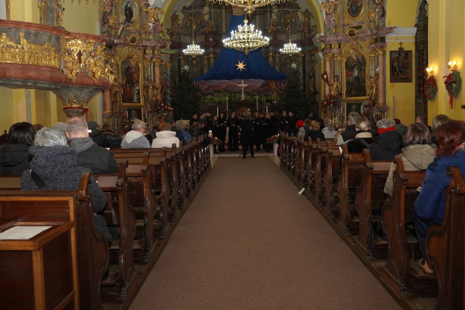 Božićni koncert Pučki pivači KBF-a crkva svetog Nikole Čakovec zbor pjevanje nastup (2)