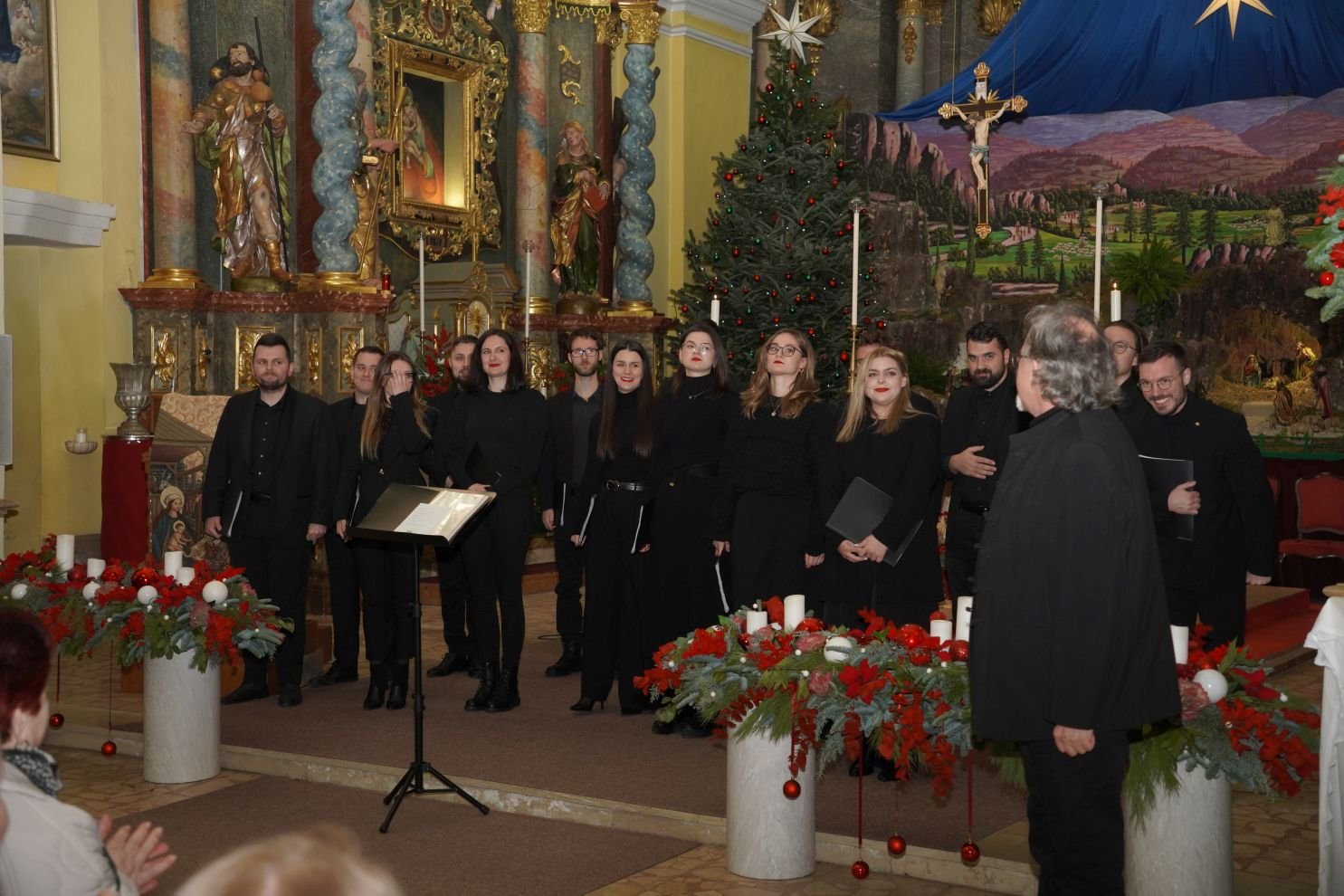 Božićni koncert Pučki pivači KBF-a crkva svetog Nikole Čakovec zbor pjevanje nastup (23)