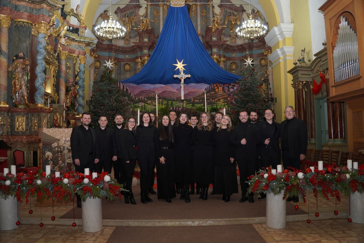 Božićni koncert Pučki pivači KBF-a crkva svetog Nikole Čakovec zbor pjevanje nastup (28)