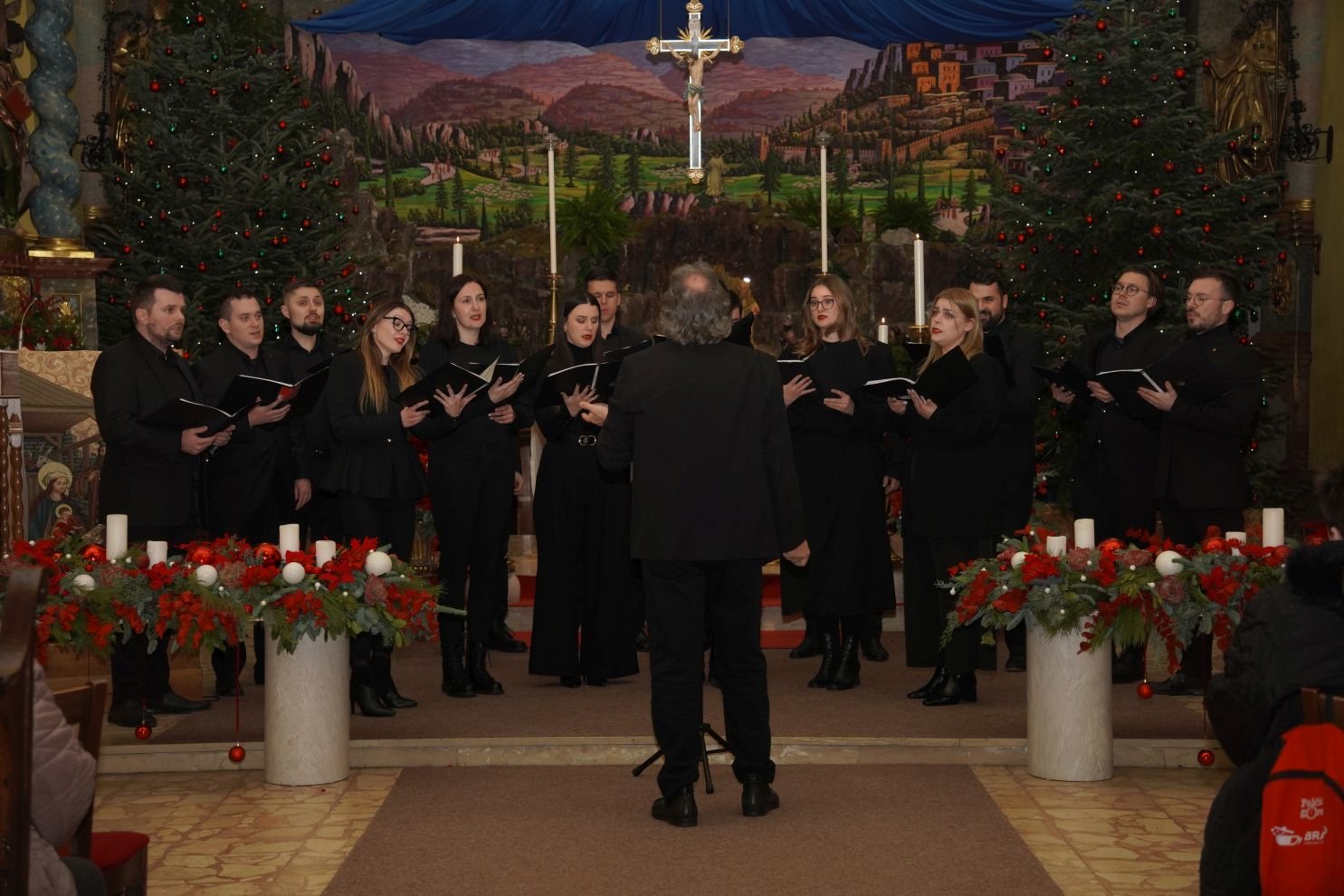 Božićni koncert Pučki pivači KBF-a crkva svetog Nikole Čakovec zbor pjevanje nastup (3)