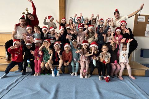 Božićni trening mališana DV Zvončić u SportHub-u (1)