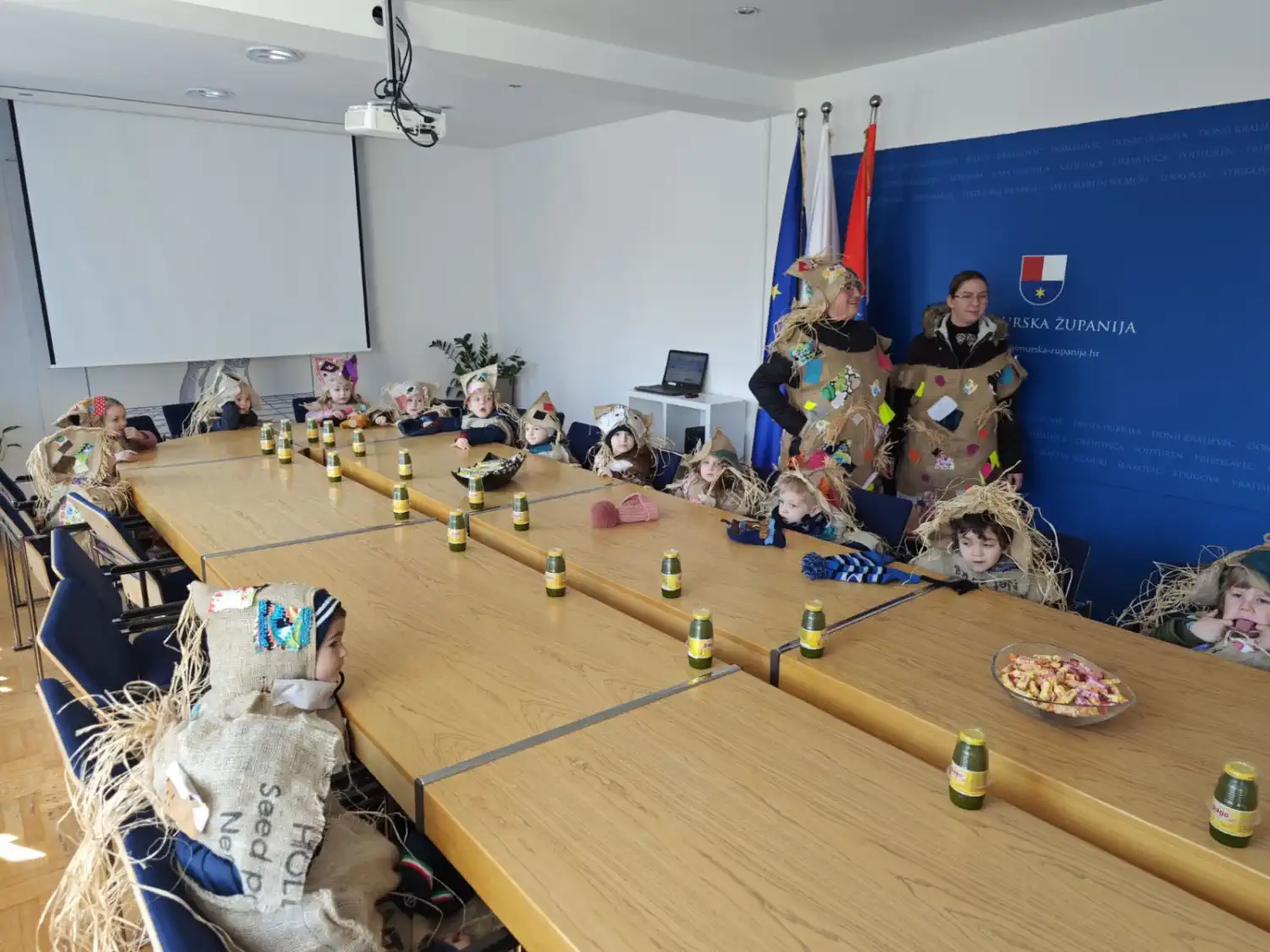 ČAKOVEC Veseli roj pčelica uletio u zgradu Međimurske županije (4)