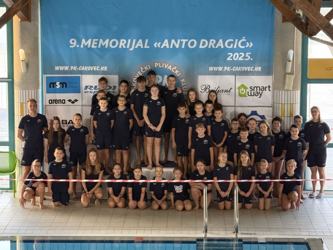 ČAKOVEČKI PLIVAČKI KLUB Sjajne medalje i timski duh obilježili 9. Memorijal Anta Dragića (1)