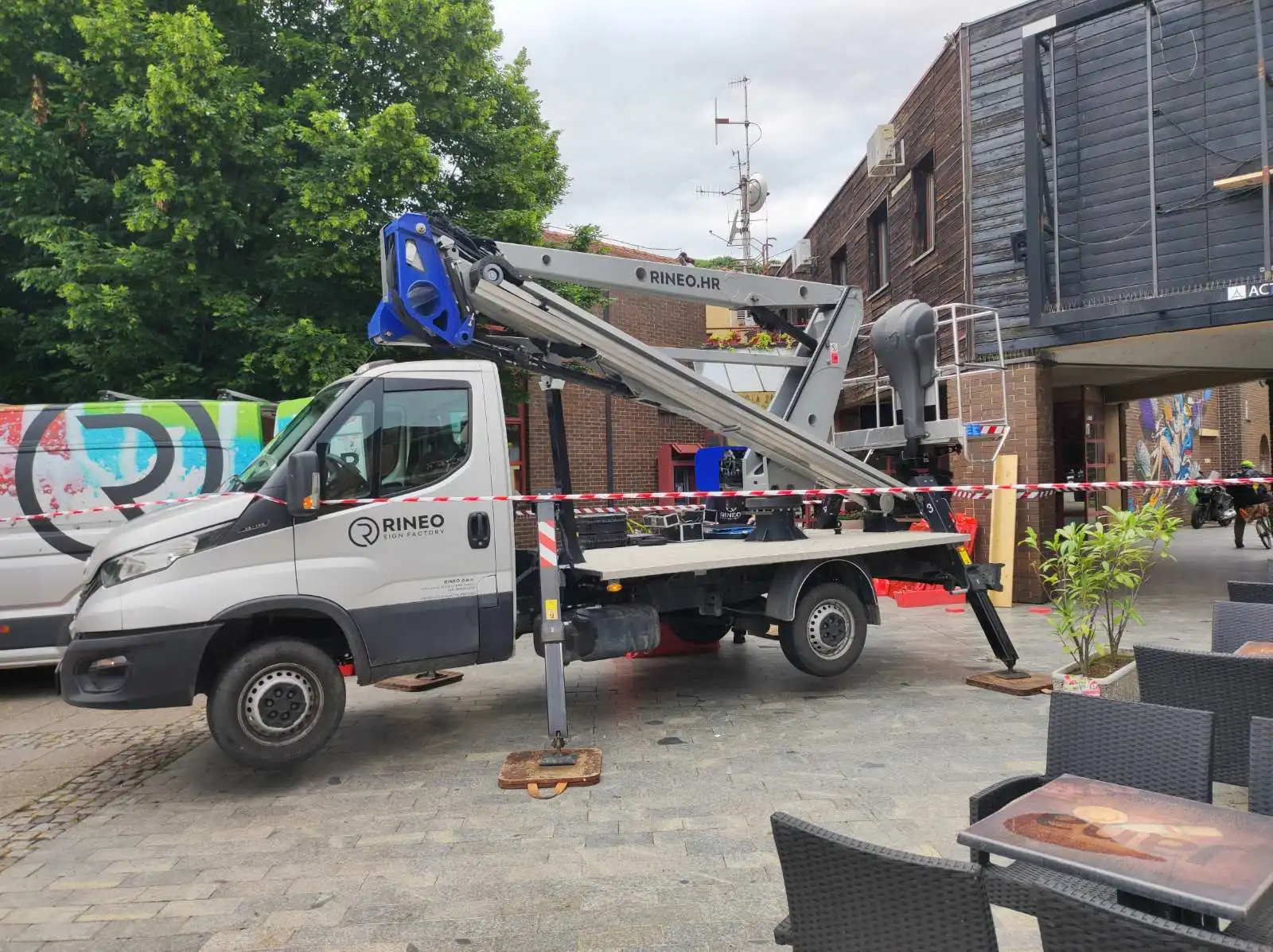 CZK Čakovec postavljanje novog ekrana (2)