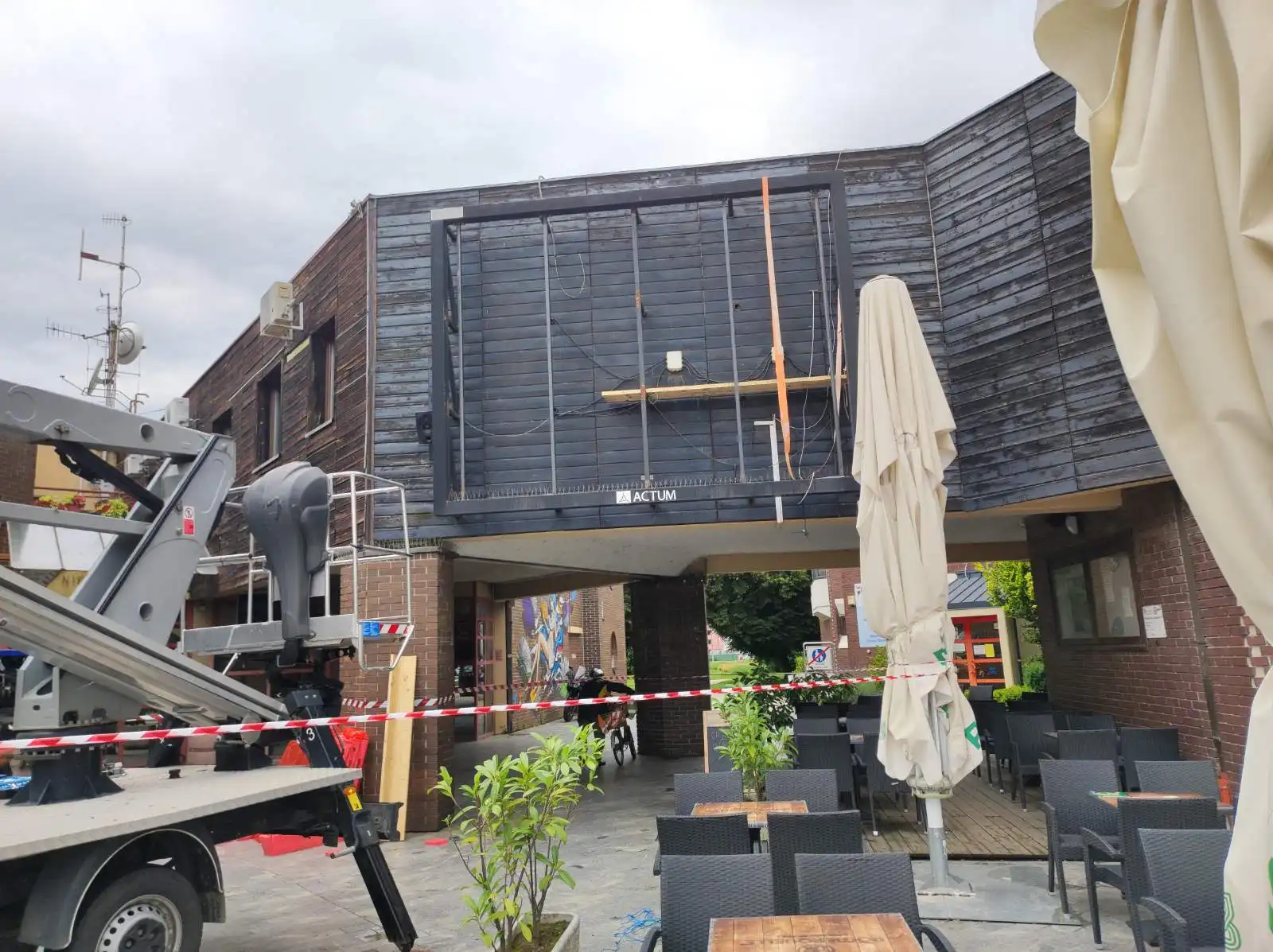 CZK Čakovec postavljanje novog ekrana (3)