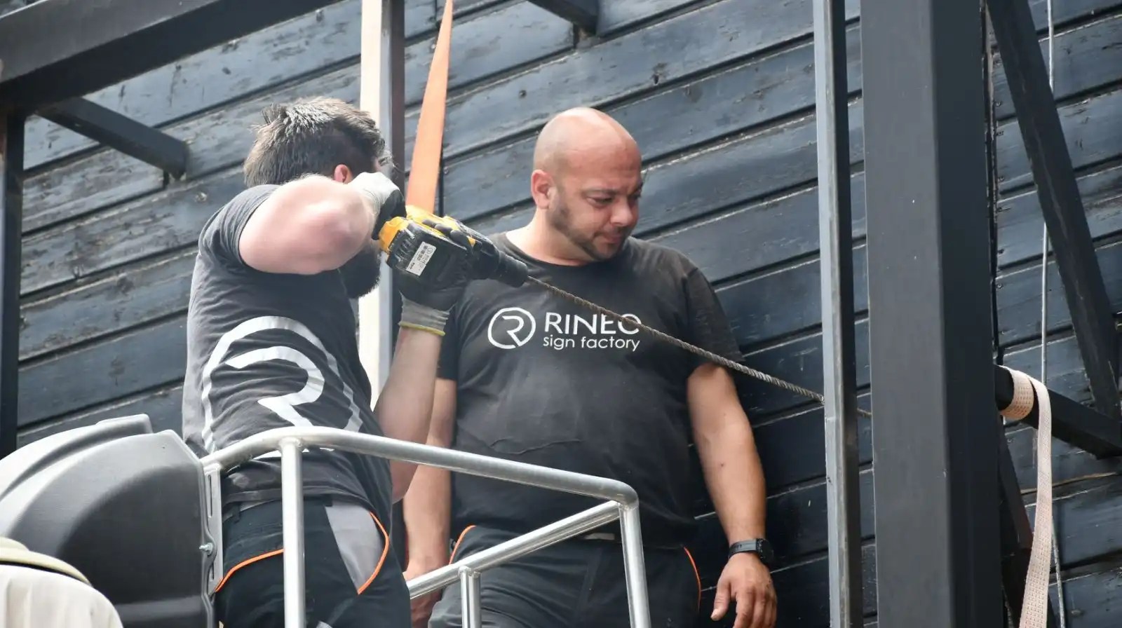 CZK Čakovec postavljanje novog ekrana (4)