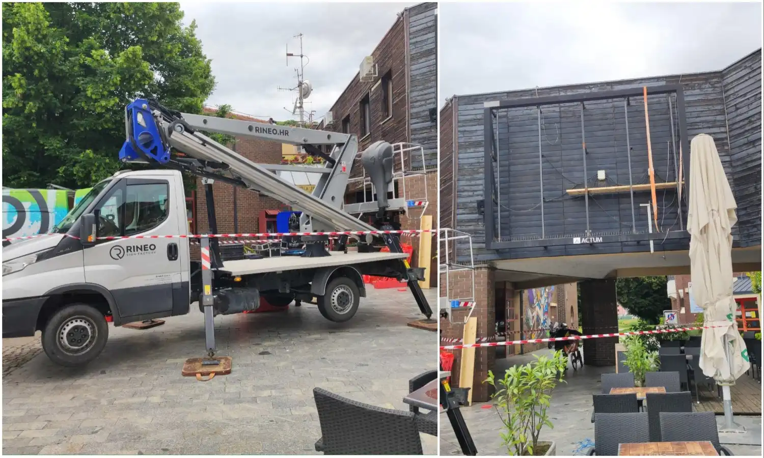 CZK Čakovec postavljanje novog ekrana (5)