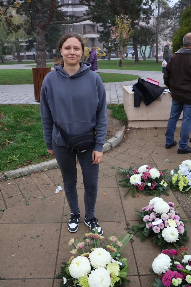 Čakovec, tržnica, 31.10.2025., Svi sveti, aranžmani (9)